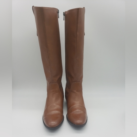 128- Sam & Libby Riding Boots Size 7 1/2 Brown color - Picture 3 of 8